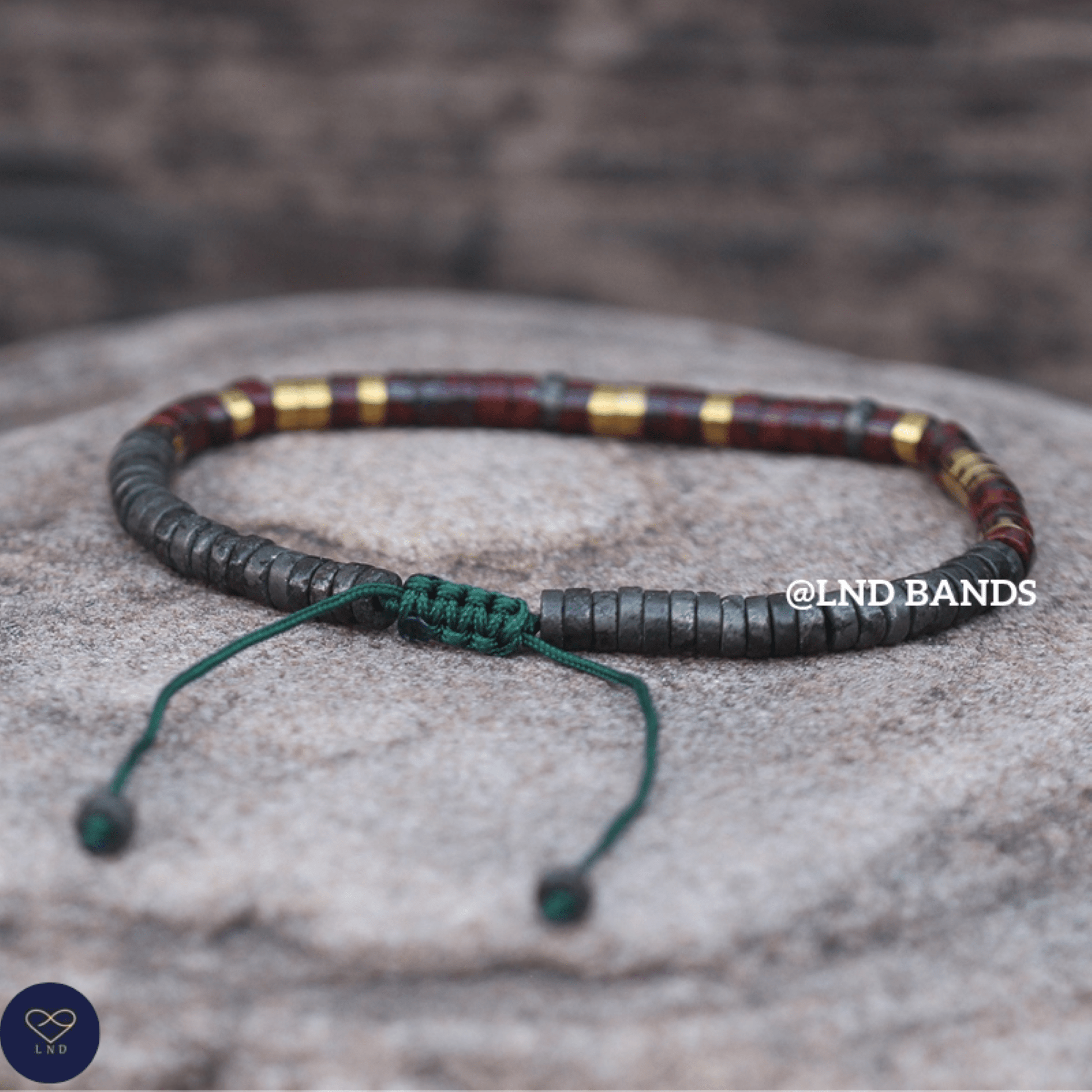 DETACH WITH LOVE Morse Code Bracelet, Motivational Inspirational Encouragement, Adjustable Affirmation Meaningful Beaded bracelet, support - LND Bands