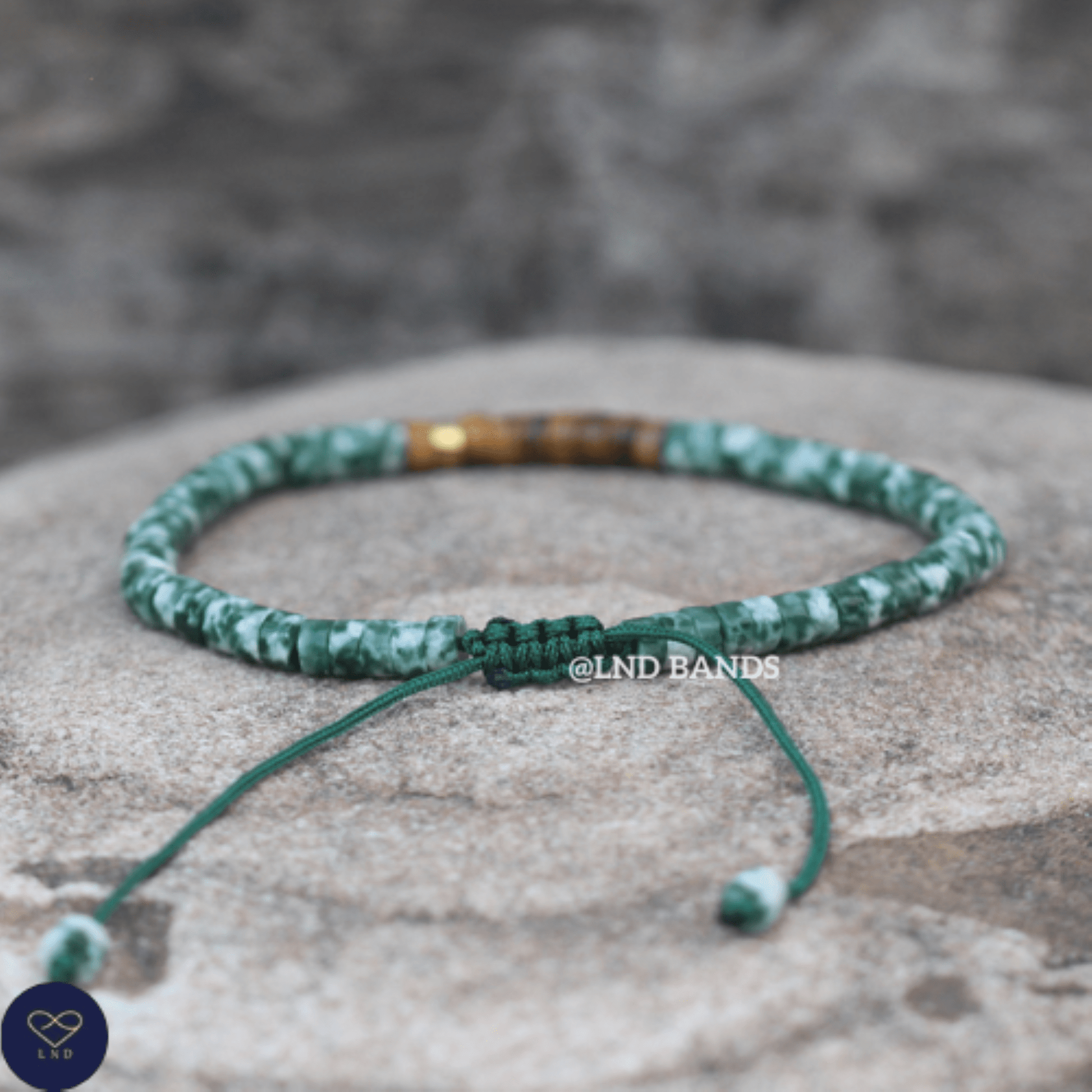 Morse Code Bracelet "RISE" Adjustable, Meaningful, Secret Message, Personal Mantra Affirmation Motivation Encourage - LND Bands
