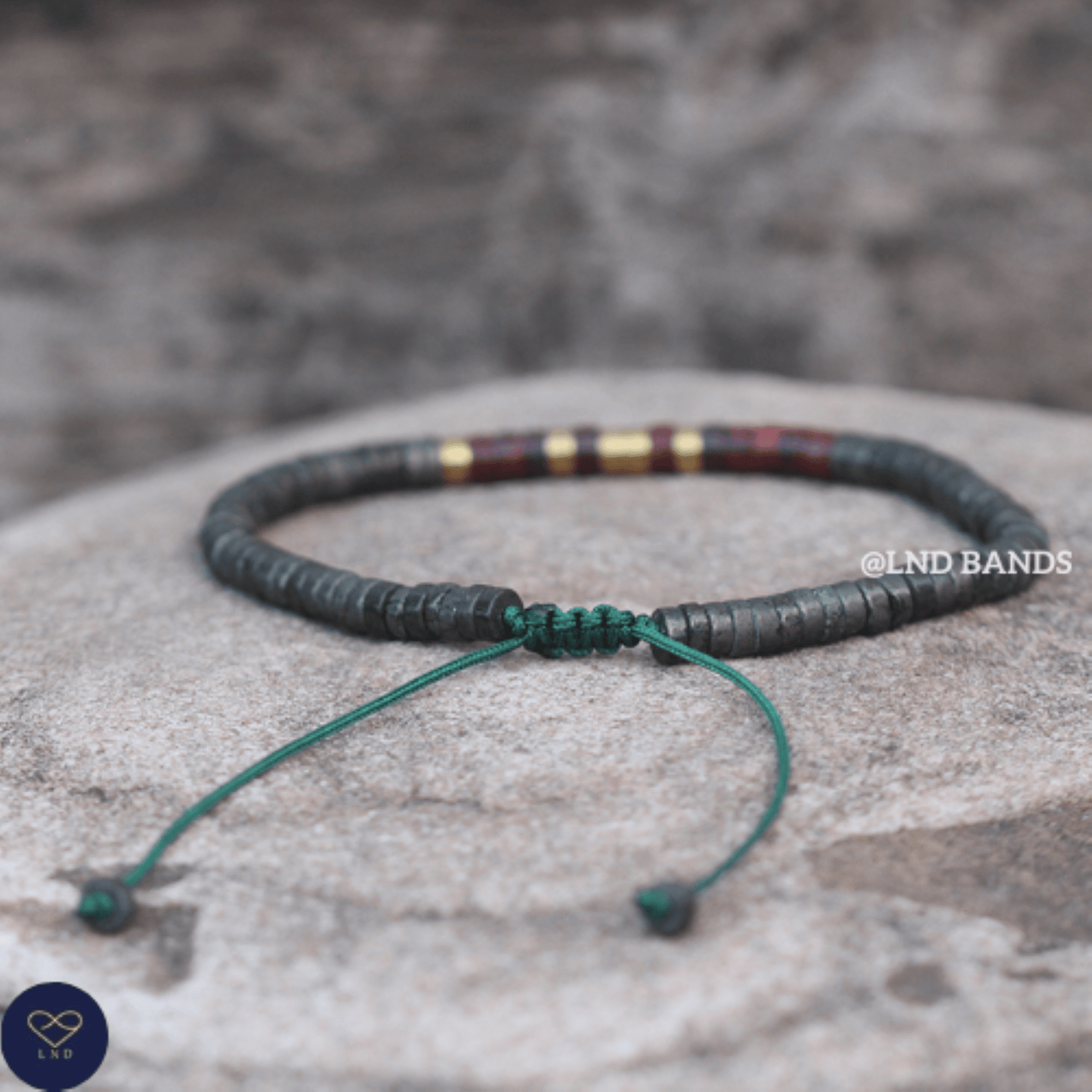 Morse Code DETACH beaded bracelet - Inspiration, Motivation, Support, Encouragement, Affirmation, Meaningful, uplifting hidden message - LND Bands