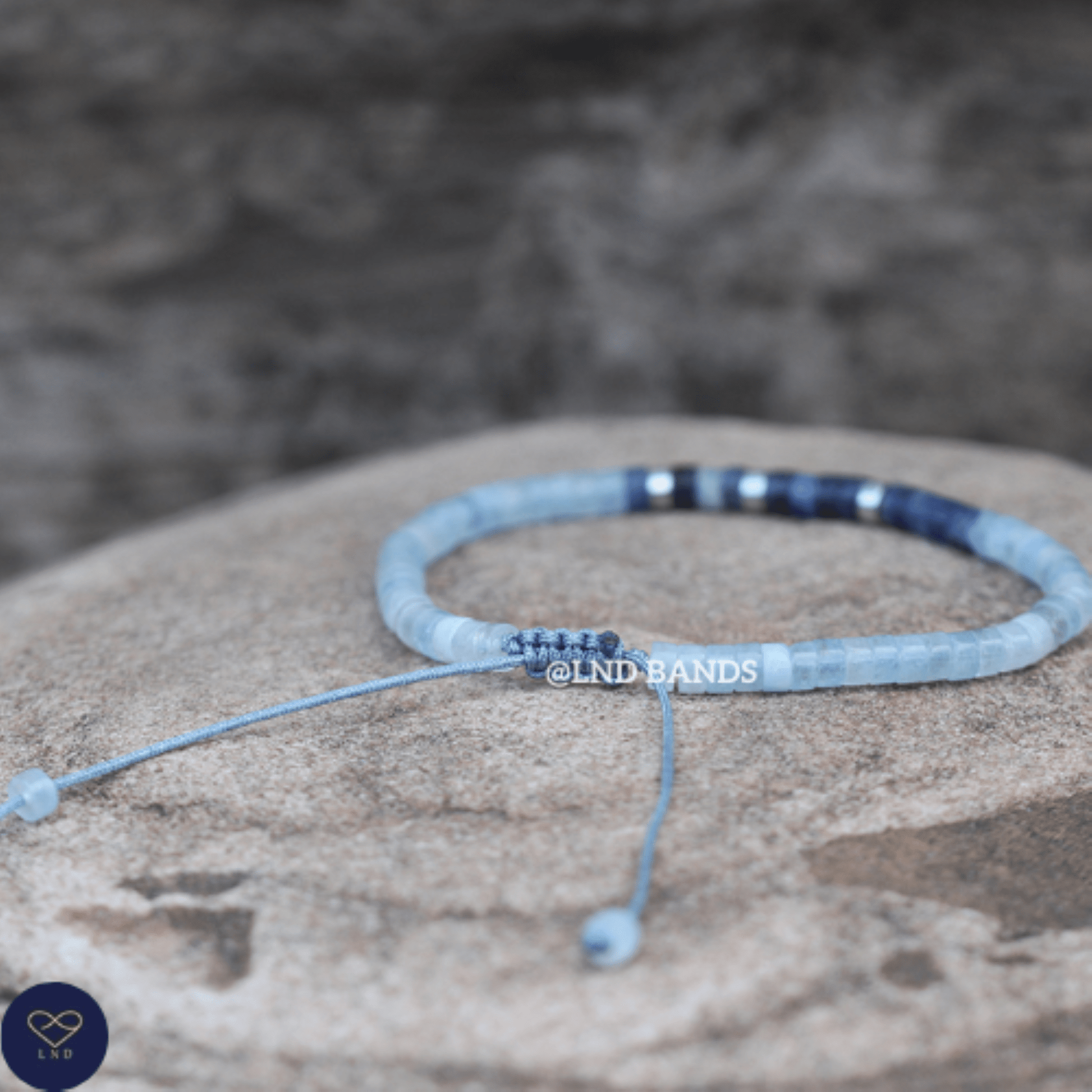 Morse Code RELEASE beaded bracelet: Inspiration, Motivation, Support, Encouragement, Affirmation, Meaningful uplifting secret message - LND Bands