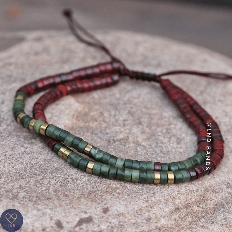 NEVERTHELESS SHE PERSISTED Morse Code Bracelet, Motivational Inspirational Beaded bracelet, Encouragement, Affirmation Meaningful Bracelet - LND Bands