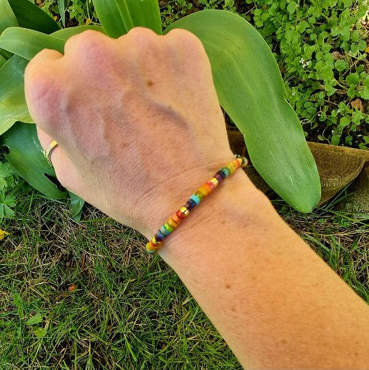 7 Chakra Gemstone Bead Bracelet  LND Bands