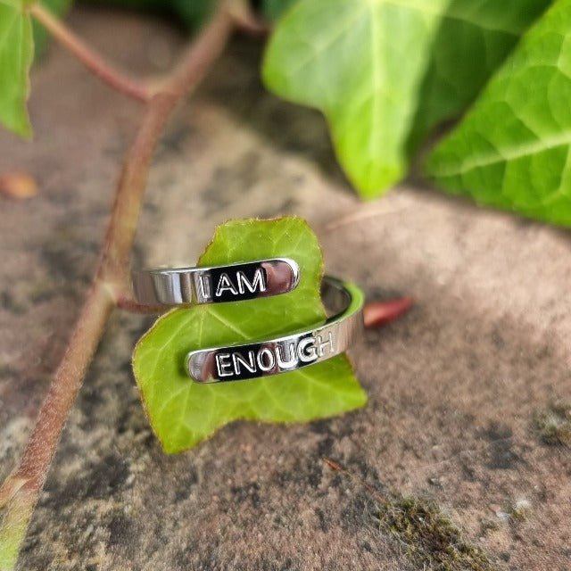 I AM ENOUGH AFFIRMATION RING - LND Bands