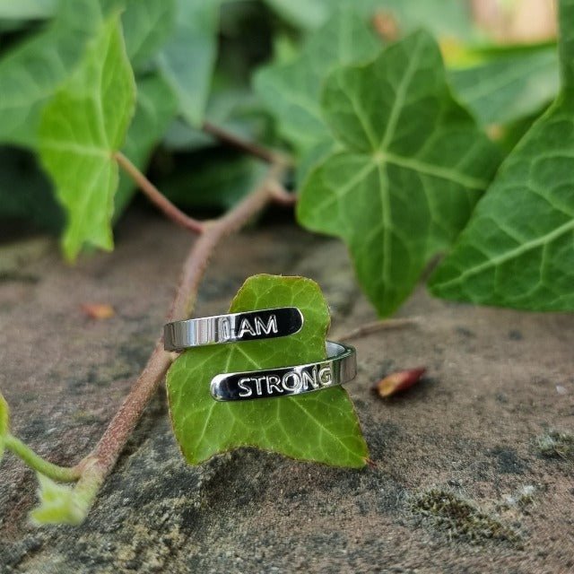 I AM STRONG AFFIRMATION RING - LND Bands