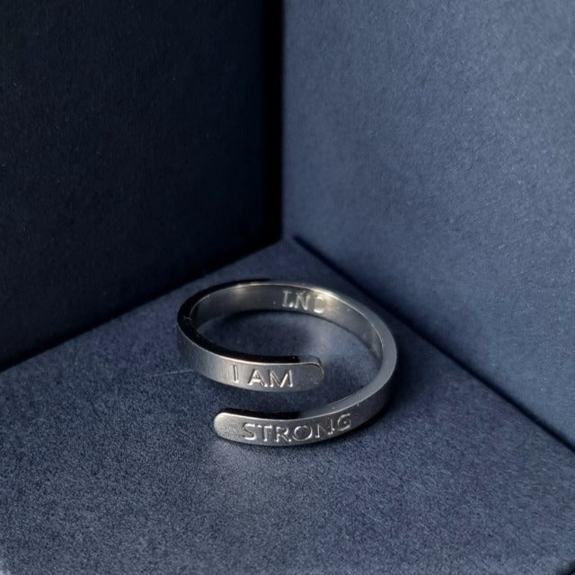 I AM STRONG AFFIRMATION RING - LND Bands