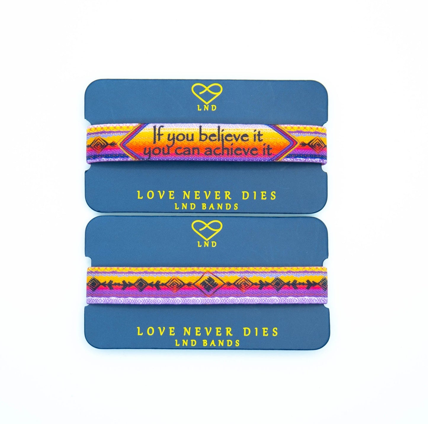 If You Believe It You Can Achieve It Elastic Wristband - LND Bands