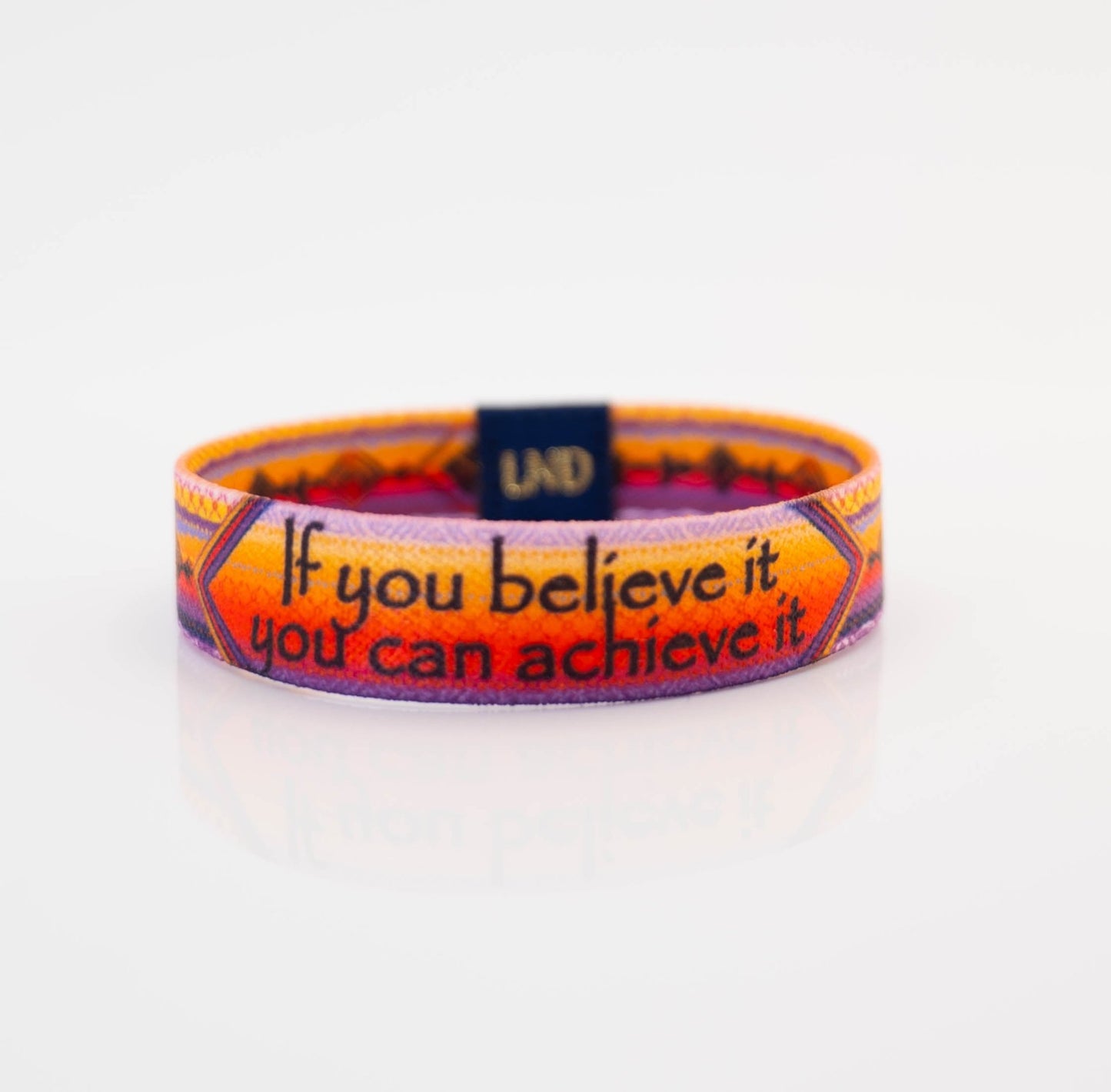 If You Believe It You Can Achieve It Elastic Wristband - LND Bands