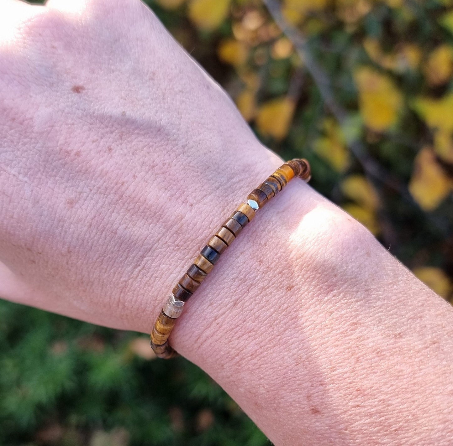 Tiger Eye - Natural Stone Bracelet, 4mm - LND Bands