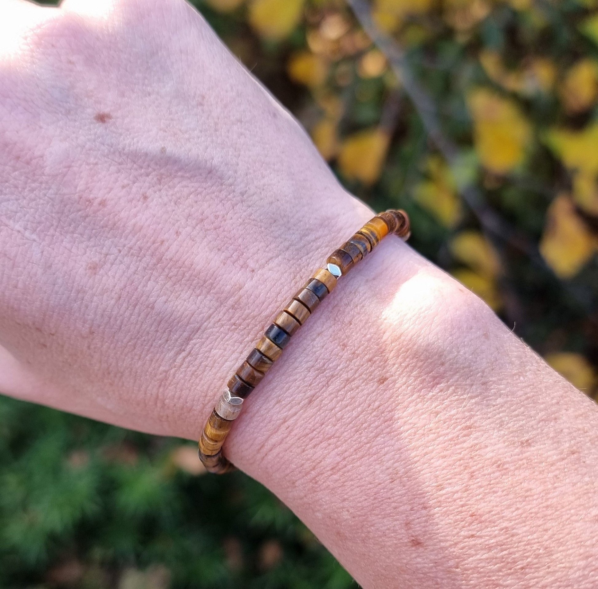 Tiger Eye - Natural Stone Bracelet, 4mm - LND Bands