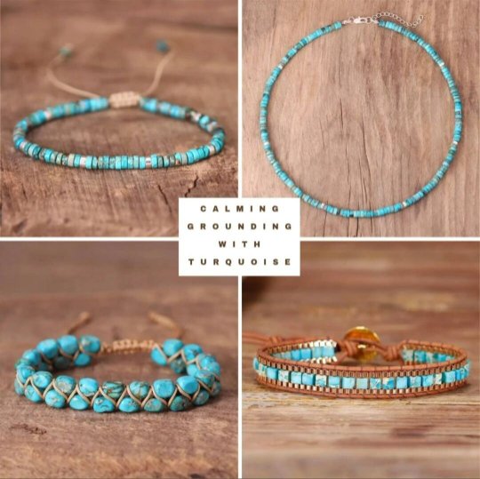Turquoise - Natural Stone Necklace, 4mm - LND Bands
