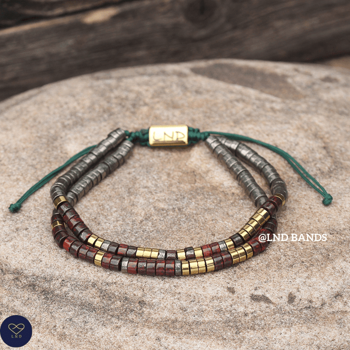 LIFE is tough but so ARE YOU Morse Code Bracelet: Motivational, Inspirational, secret message - LND Bands