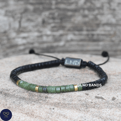 Morse Code BELIEVE Bead Adjustable Bracelet: Motivational Inspirational, Encouragement, Affirmation, Meaningful, Supportive - LND Bands