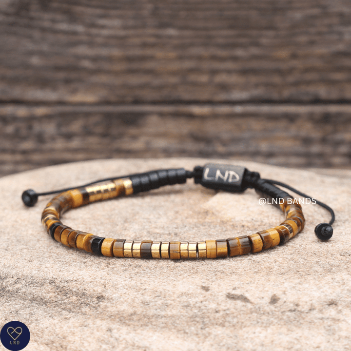 Morse Code Bracelet: NOTHING IS IMPOSSIBLE - Meaningful, Secret Message Adjustable, Uplifting Affirmation Motivation - LND Bands