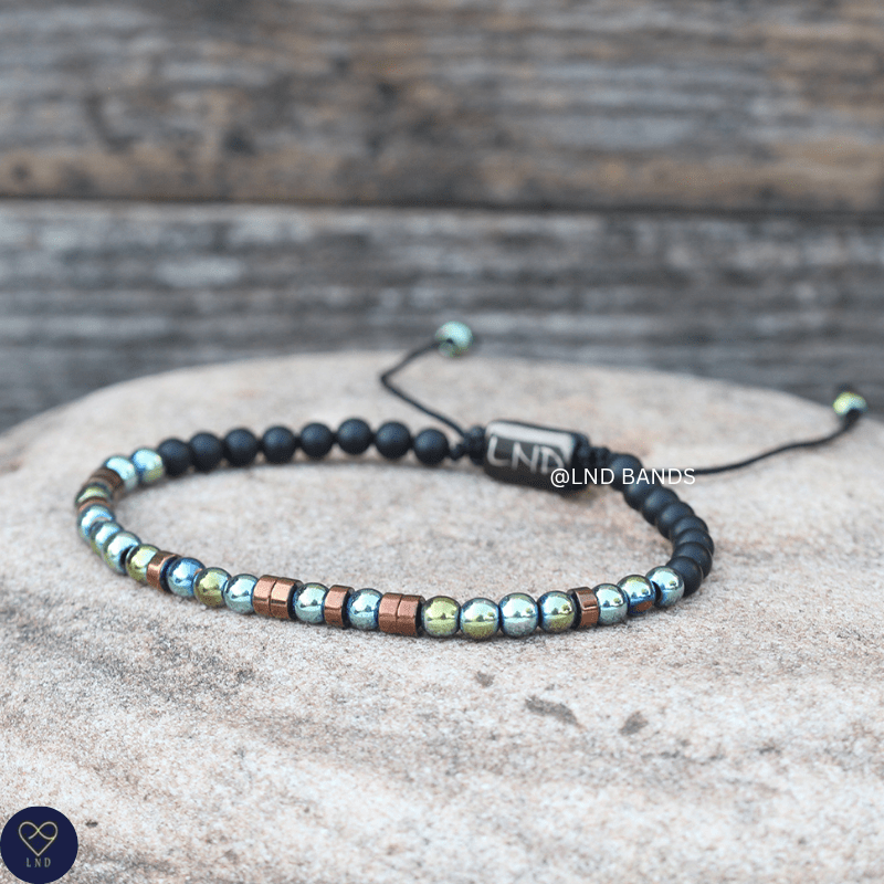 Morse Code Bracelet UNBREAKABLE : Meaningful, Secret Message Adjustable Uplifting Personal Mantra Affirmation Motivation - LND Bands