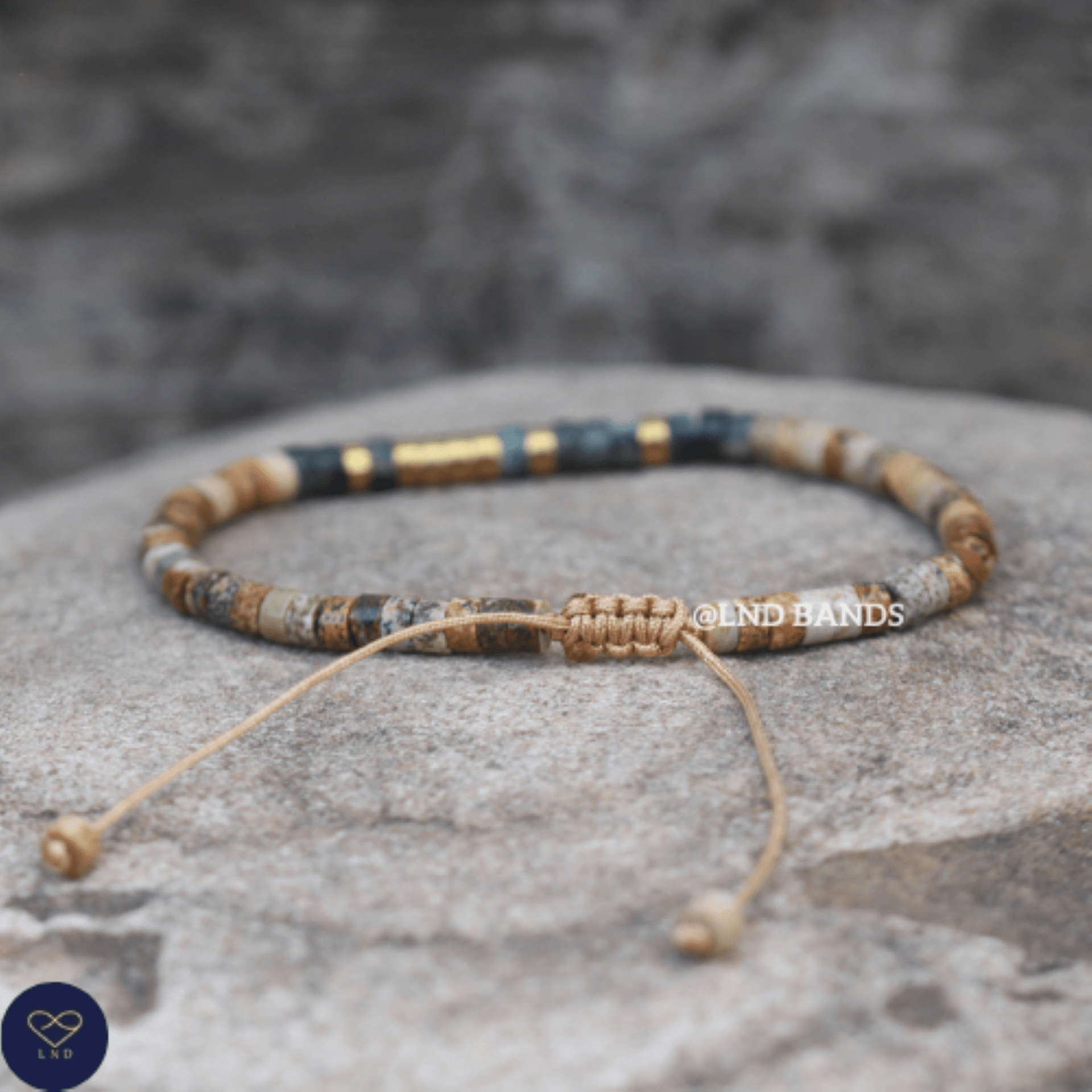Morse Code FOCUS beaded bracelet: Inspiration, Motivation, Support, Encouragement, Affirmation, Meaningful, uplifting growth - LND Bands