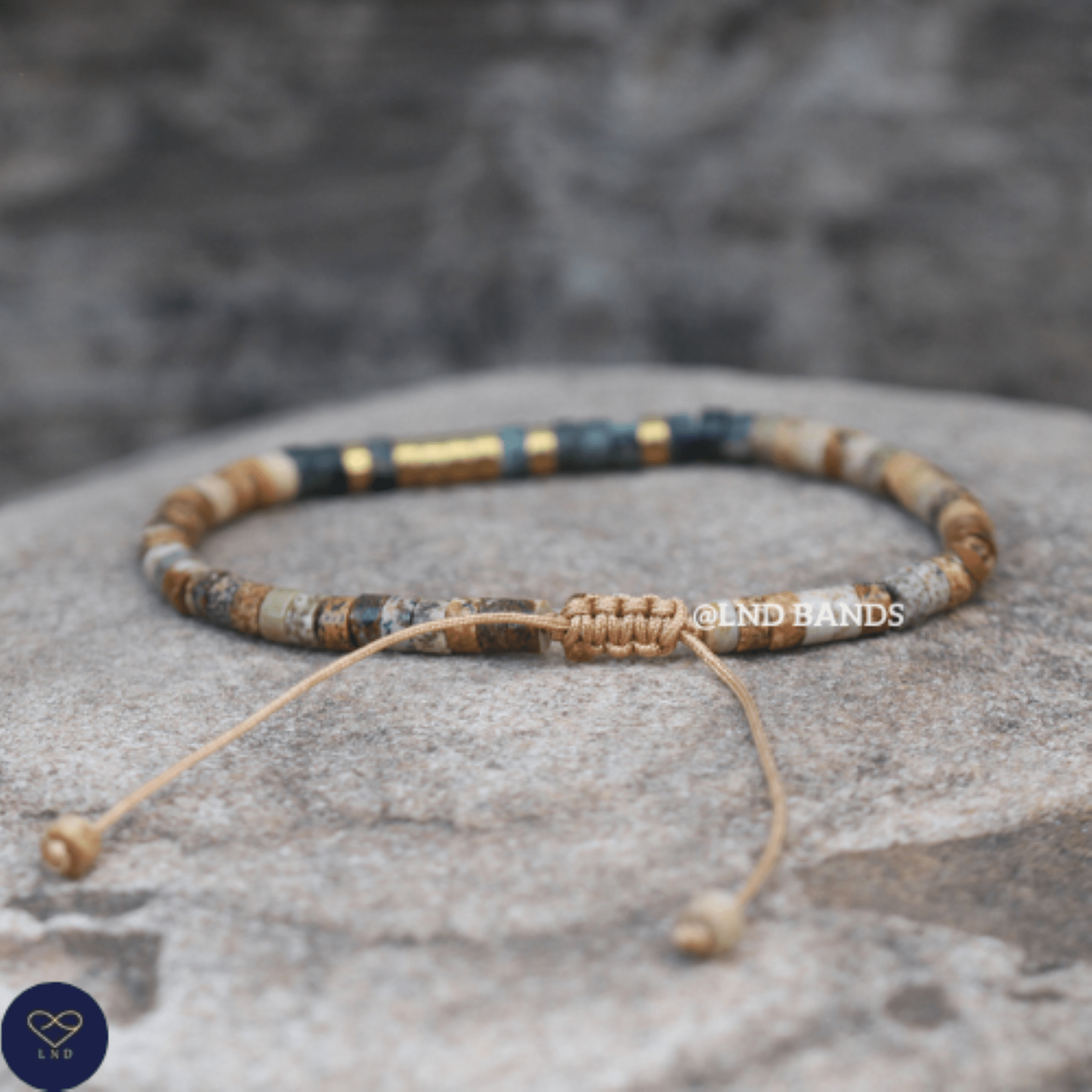 Morse Code FOCUS beaded bracelet: Inspiration, Motivation, Support, Encouragement, Affirmation, Meaningful, uplifting growth - LND Bands