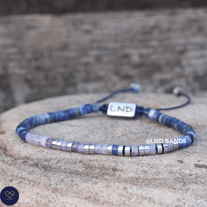 Morse code HAKUNA MATATA Motivation Adjustable Bracelet, Relax Fun, No worries, support, uplifting message, friendship bracelet - LND Bands