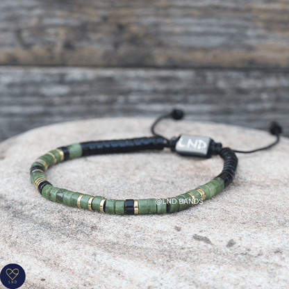 Morse Code "I CAN DO Hard Things" Bead Adjustable Bracelet: Motivational Inspirational, Encouragement, Affirmation, Meaningful, Supportive - LND Bands
