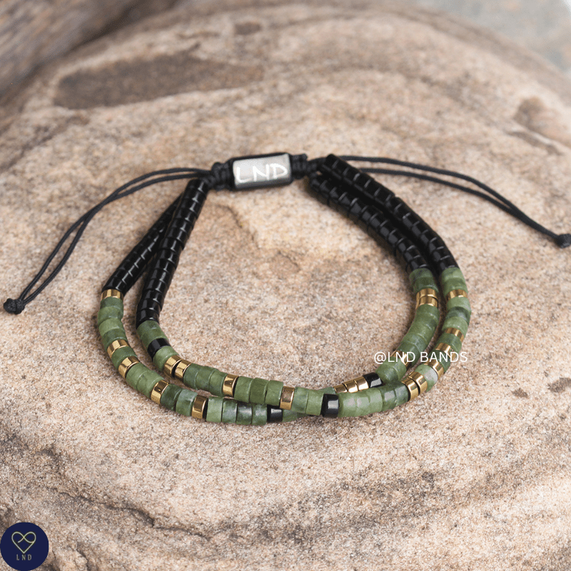 Morse Code 'I will succeed because I am insane" Bracelet fun, motivational, inspirational - LND Bands