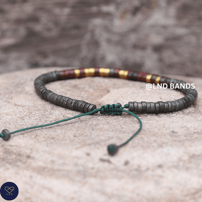 Morse code "STAY WEIRD", Adjustable funny secret message, Inspirational, birthday gift, joke, crazy gift - LND Bands