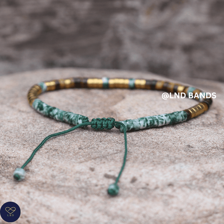Morse code "Too Glam To Give A Damn", Adjustable funny secret message, Inspirational, birthday gift - LND Bands