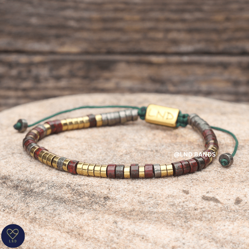 Morse Code "You Are Not Your Mistakes" Bracelet - Inspiration, Motivation, Encouragement, Affirmation, Meaningful, uplifting - LND Bands