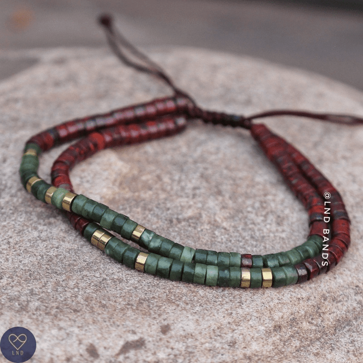 NEVERTHELESS SHE PERSISTED Morse Code Bracelet, Motivational Inspirational Beaded bracelet, Encouragement, Affirmation Meaningful Bracelet - LND Bands