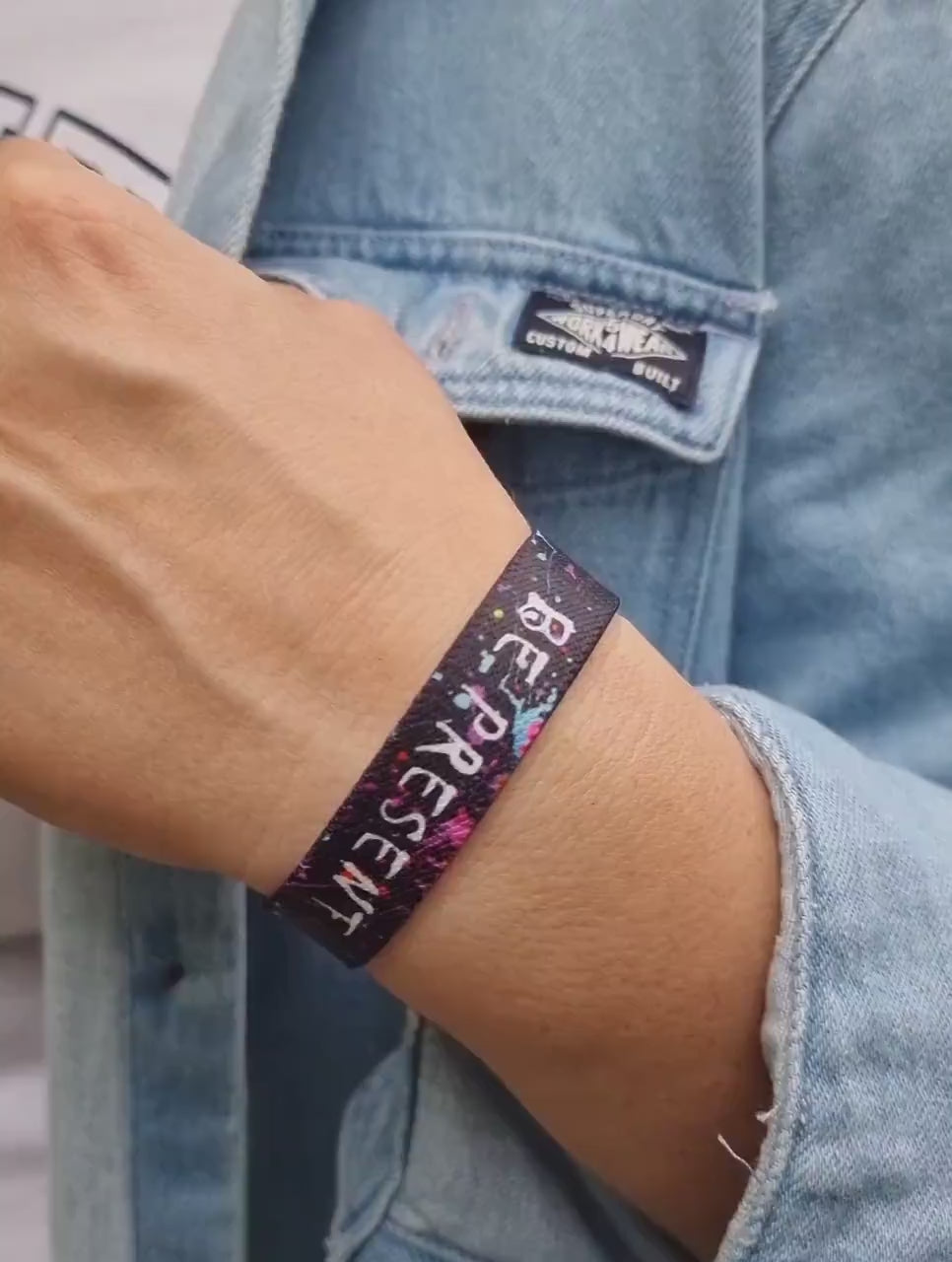 Be Present Elastic Wristband - LND Bands