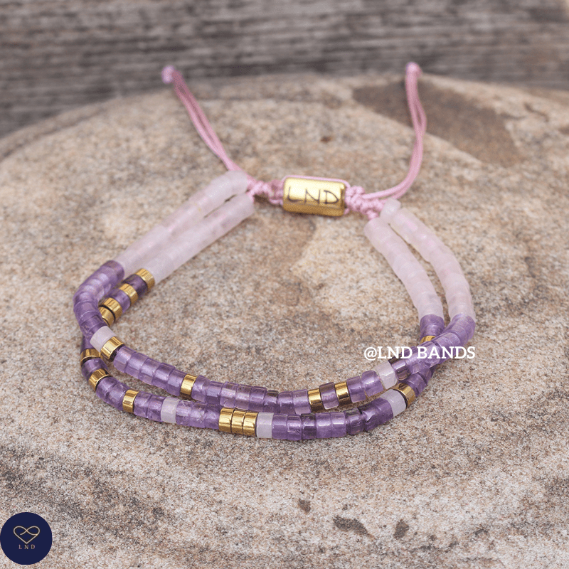 SHE BELIEVED SHE could so she did Morse Code Bracelet, Motivational Inspirational Encouragement, Affirmation Meaningful Beaded support - LND Bands