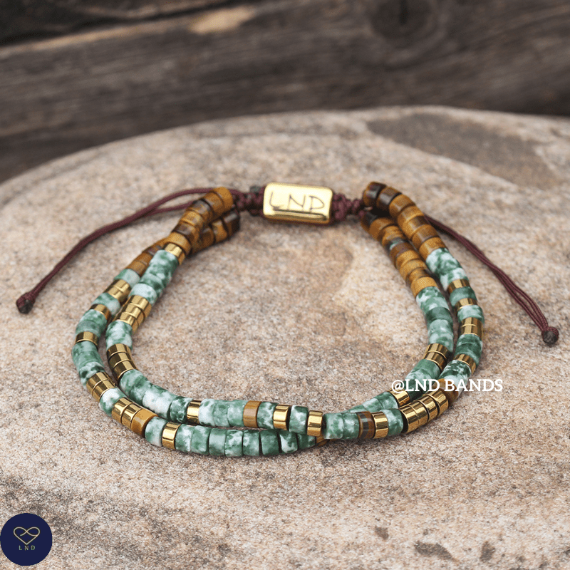 THOUGHTS are NOT facts. Anxiety lies. Breathe. Morse Code Bracelet, inspirational, motivational, uplifting, inspirational - LND Bands