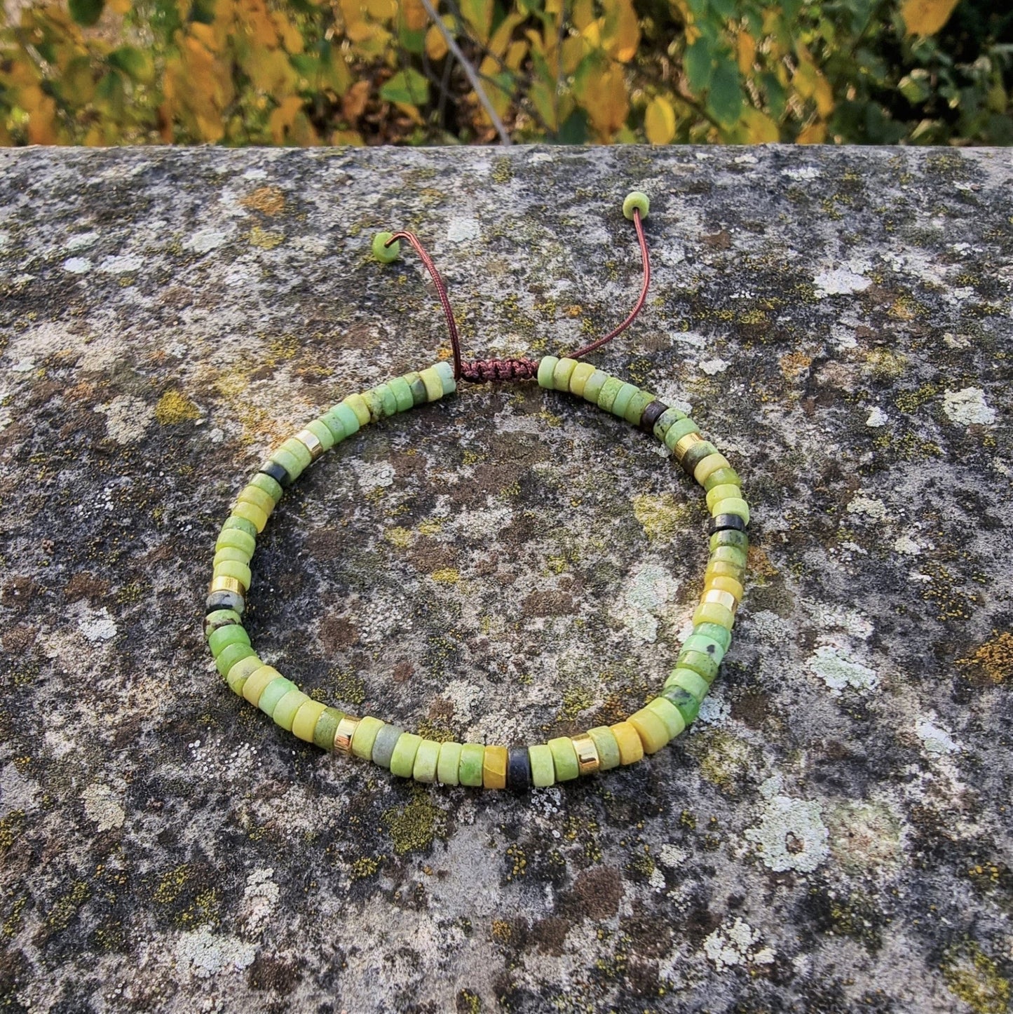 Green Jasper - Natural Stone Bracelet, 4mm - LND Bands