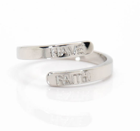 HAVE FAITH AFFIRMATION RING - LND Bands