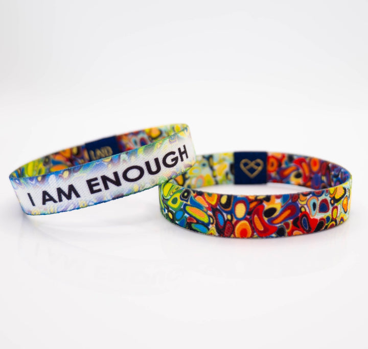 I Am Enough Elastic Wristband - LND Bands