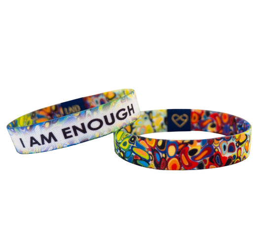 I Am Enough Elastic Wristband - LND Bands
