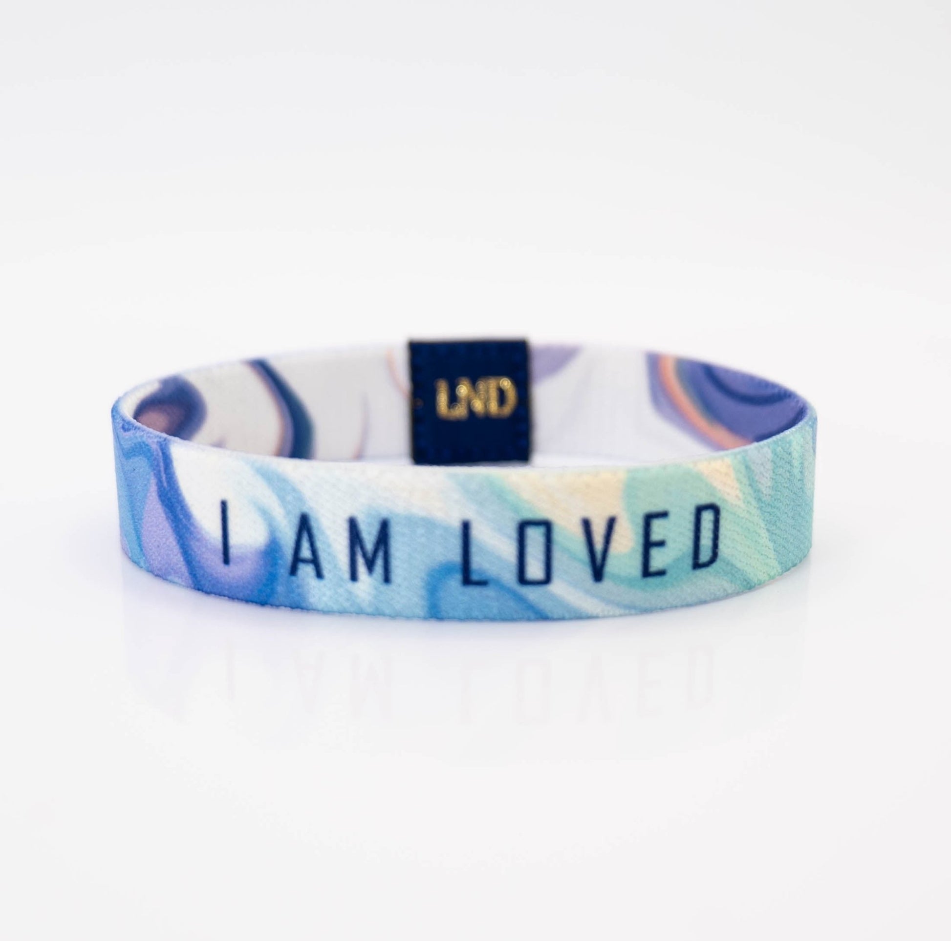 I Am loved Elastic Wristband - LND Bands