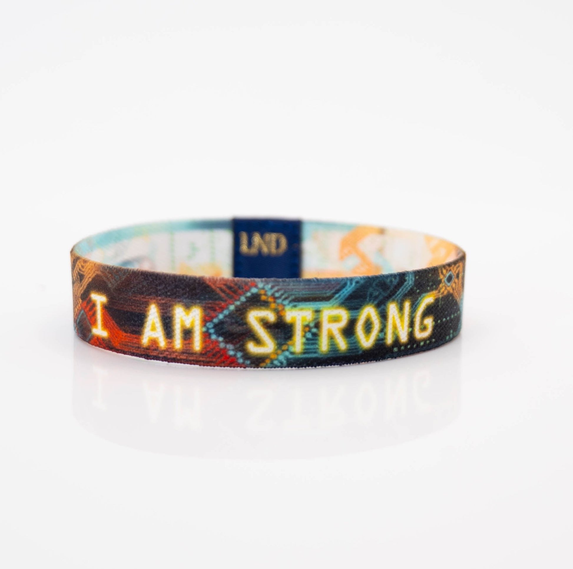 I Am Strong Elastic Wristband - LND Bands