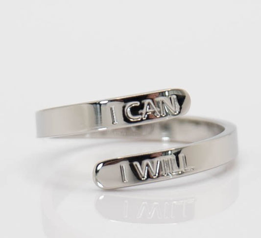 I CAN I WILL AFFIRMATION RING - LND Bands