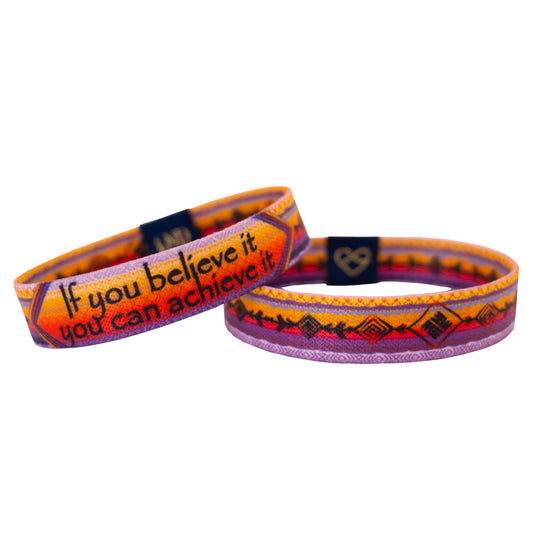 If You Believe It You Can Achieve It Elastic Wristband - LND Bands