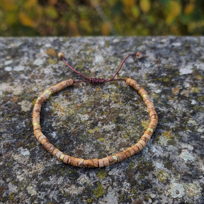 Picture Jasper - Natural Stone Bracelet, 4mm - LND Bands