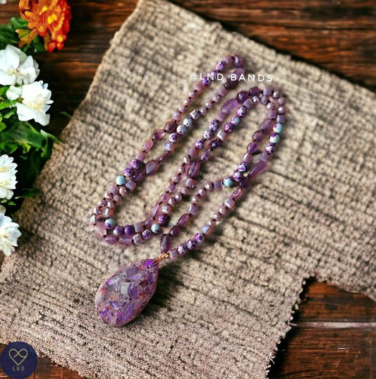 Sea Sediment Handmade Yoga/Meditation Necklace - LND Bands