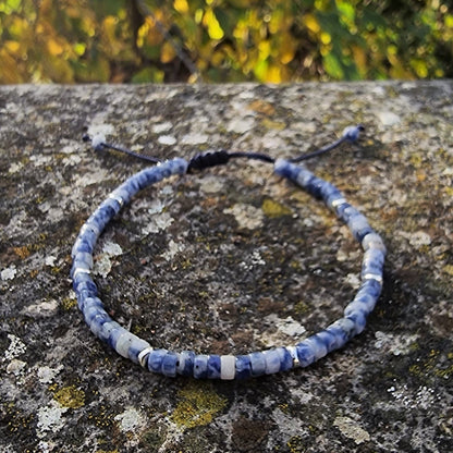 Sodalite - Natural Stone Bracelet, 4mm - LND Bands