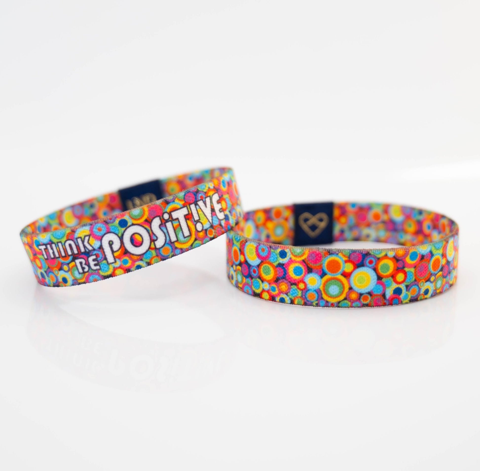 Think/Be Positive Elastic Wristband - LND Bands